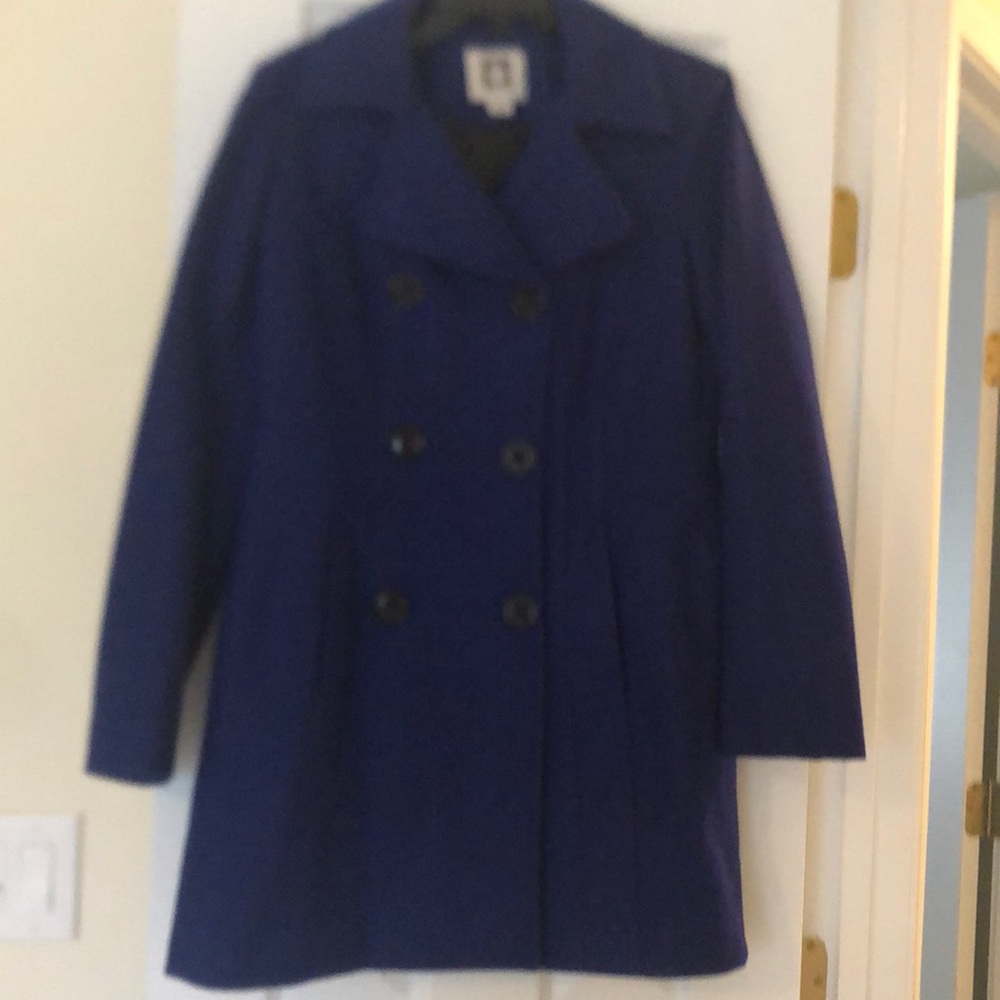 Ladies coat size small blue only been worn a few times